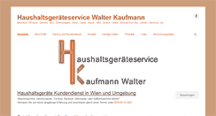Desktop Screenshot of hg-kaufmann.com