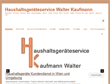 Tablet Screenshot of hg-kaufmann.com